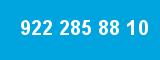 922 285 88 10 922 285 88 10